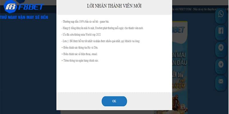 Đáp ứng các điều kiện cơ bản để tạo tài khoản thành công