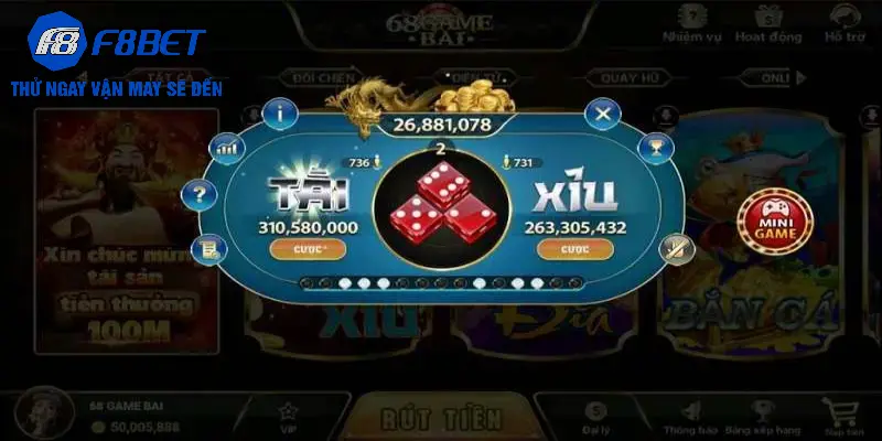 Điểm nổi bật của dòng game tài xỉu F88BET
